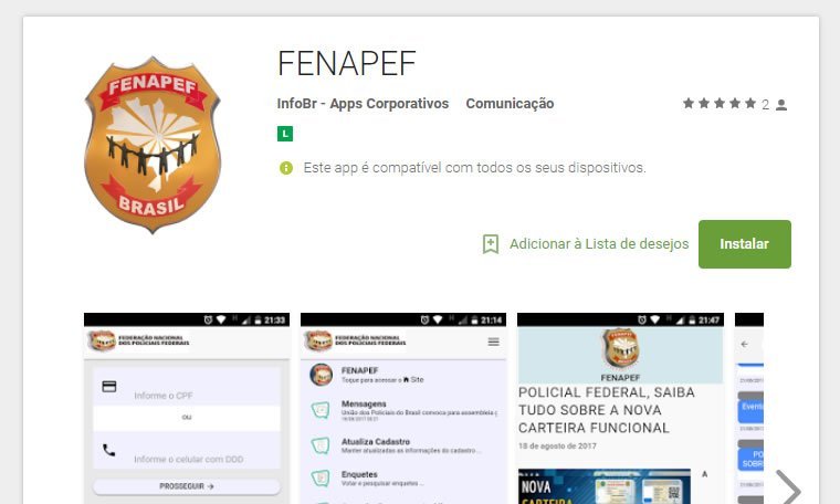 FENAPEF lança aplicativo para Android e iOS